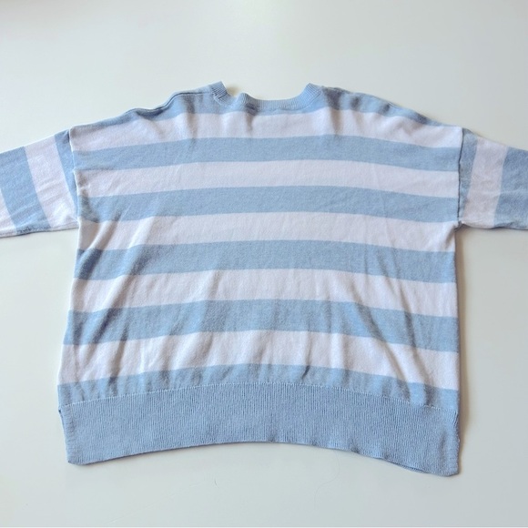 Vineyard Vines Blue & White Striped Pullover Sweater size L - Picture 6 of 13